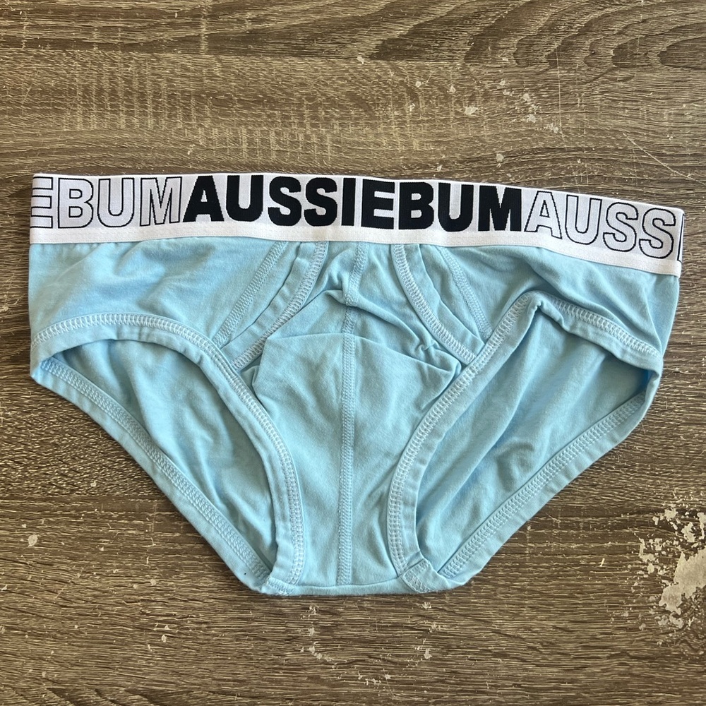 Men’s Blue Aussiebum Briefs - Medium